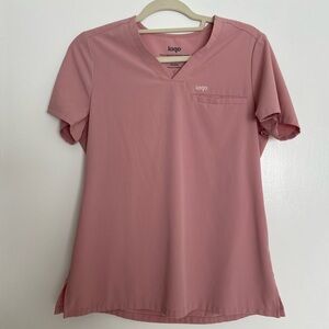Lago Scrubs, Diamond, blush pink, Small